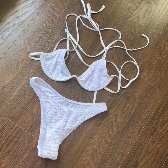SHEIN Swim Shein White Bikini Poshmark